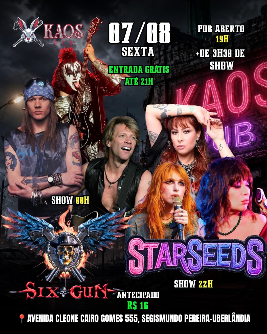 Flyer de Six Gun