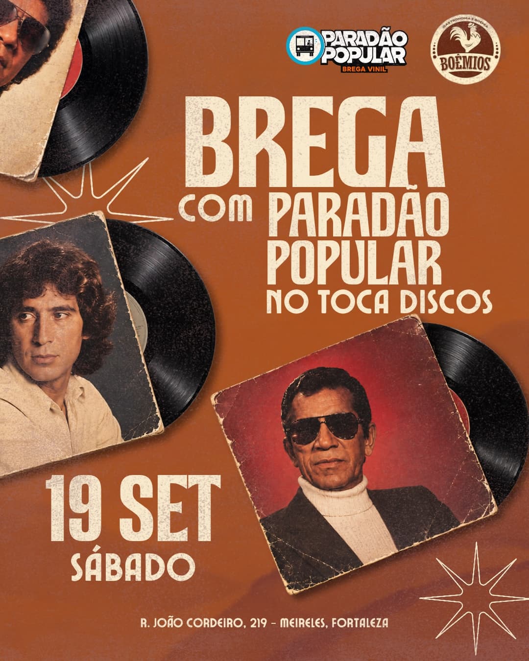 Flyer de Paradão Popular