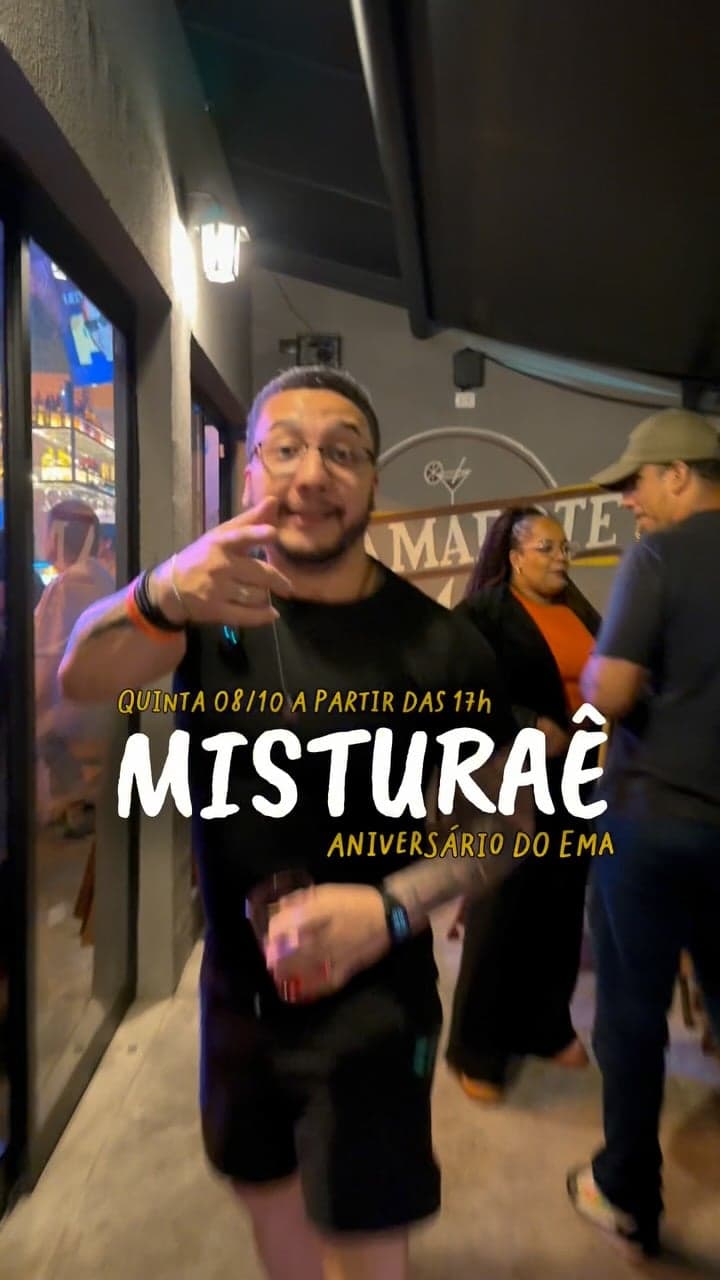 Flyer de Grupo Sambará, Joel Trin’dade e mais 6 artistas