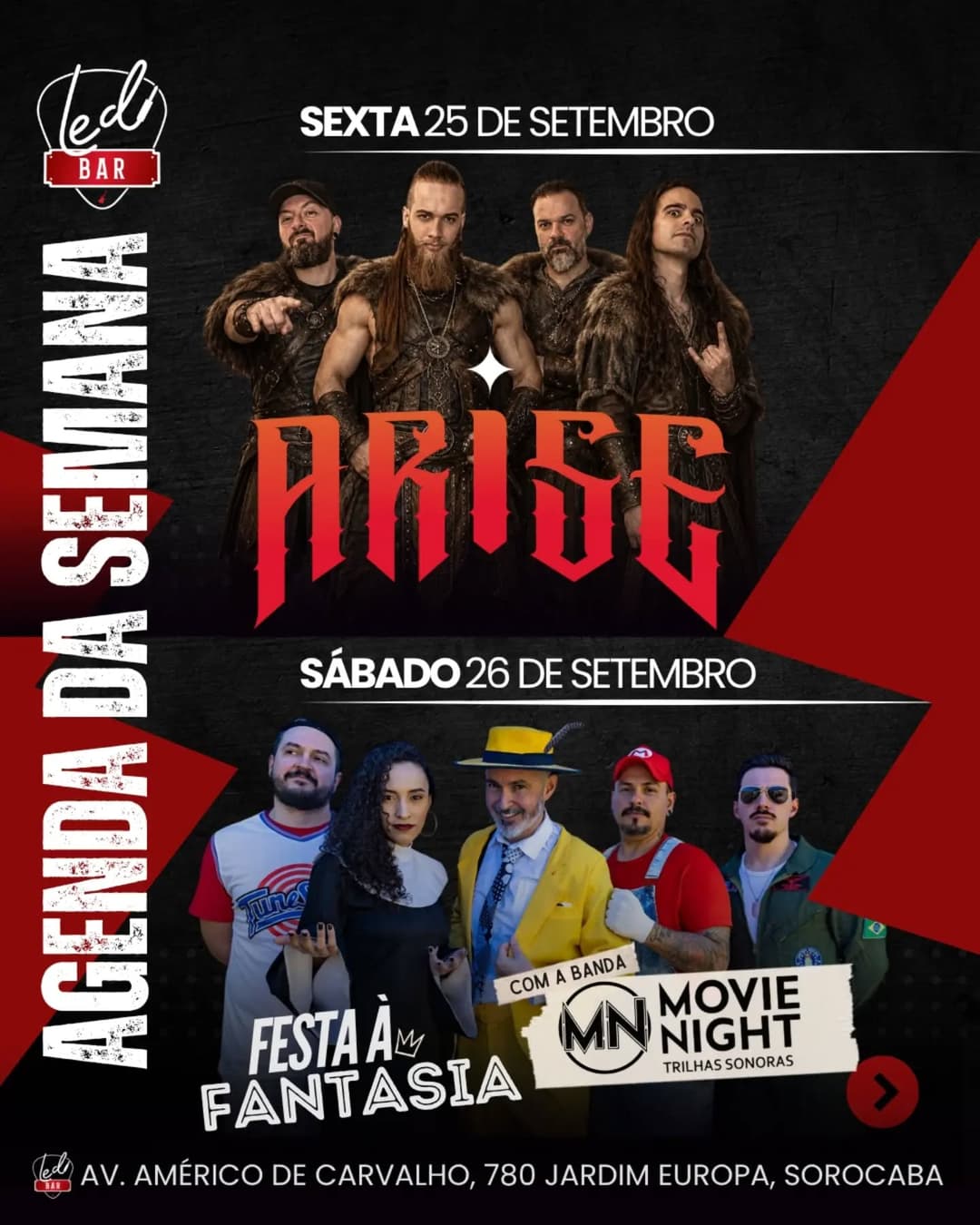 Flyer de Arise
