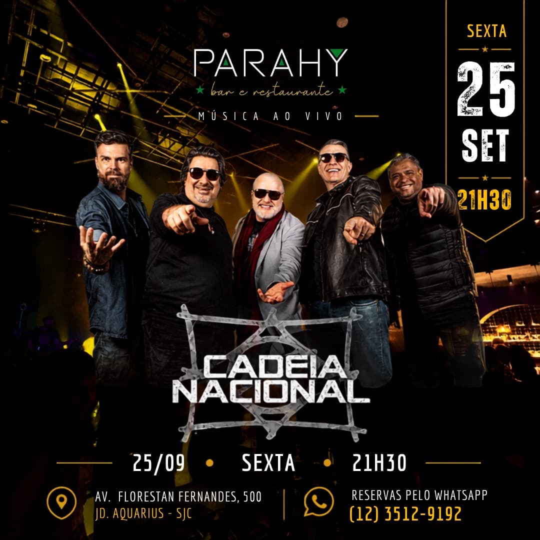 Flyer de Cadeia Nacional