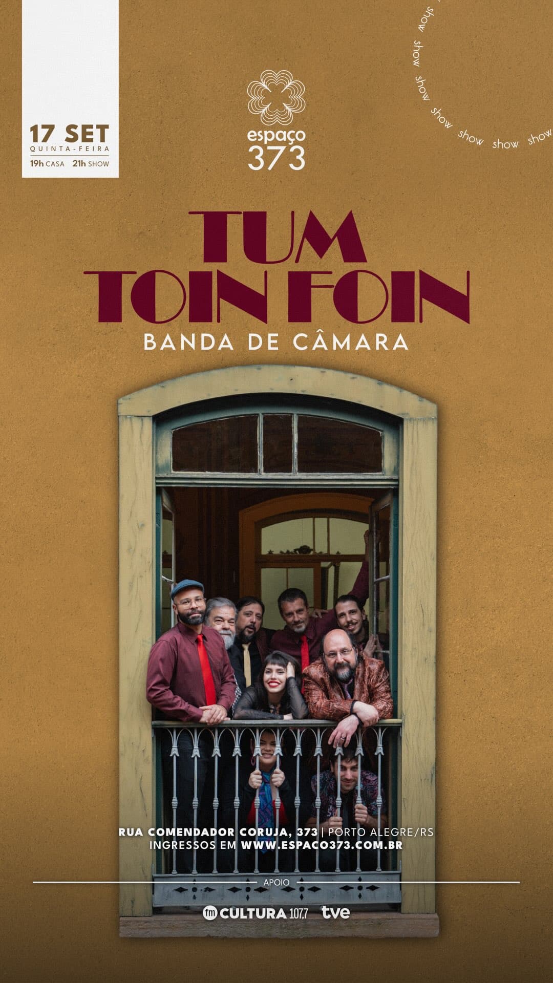 Flyer de Tum Toin Foin