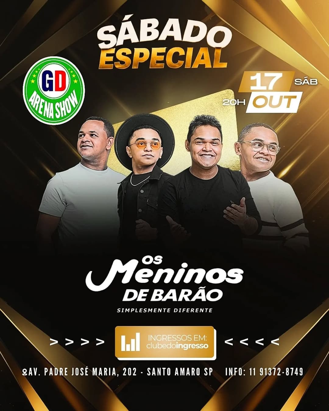 Flyer de Os Meninos de Barão