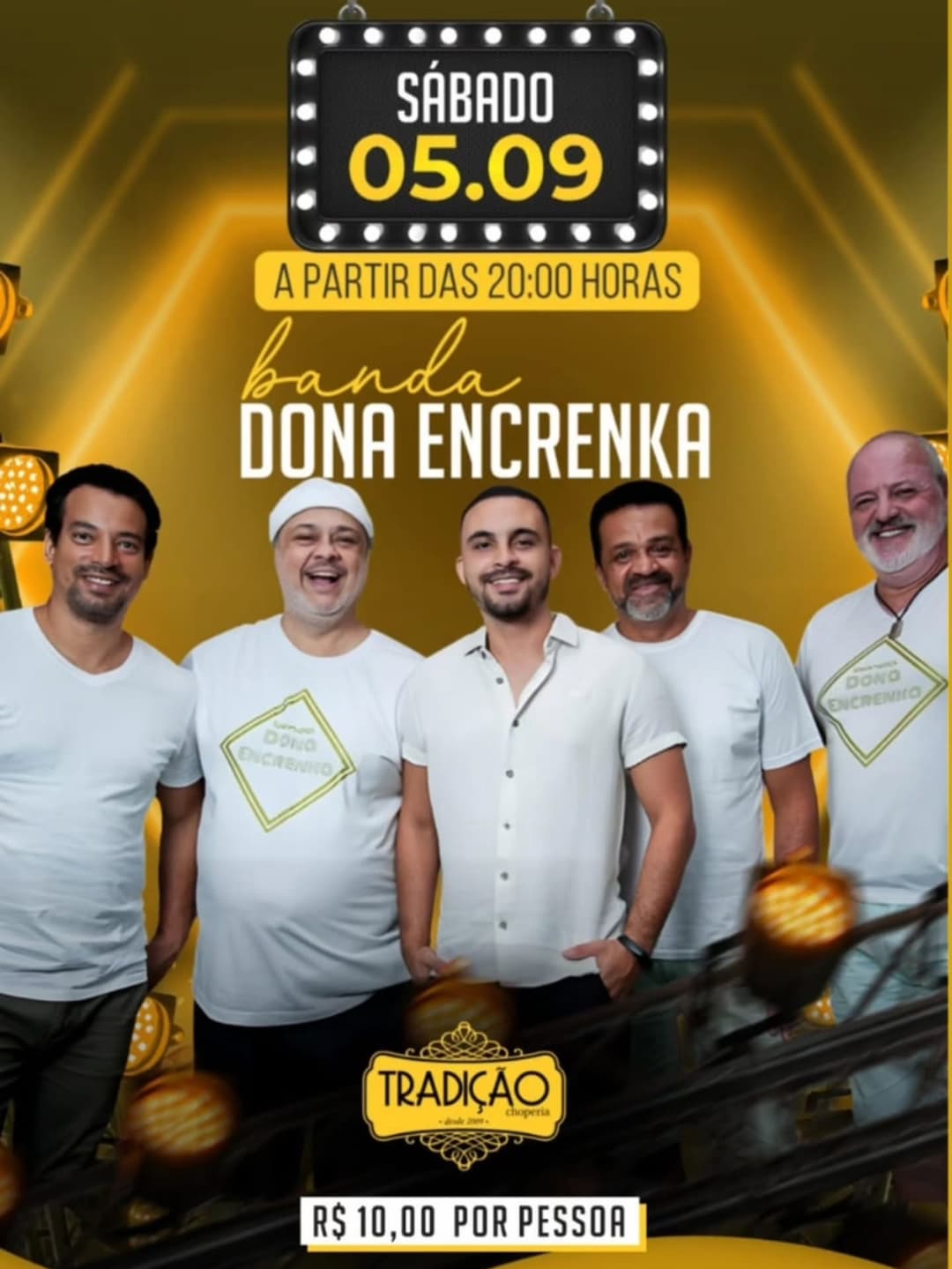Flyer de Banda Dona Encrenka e Dona Encrenka