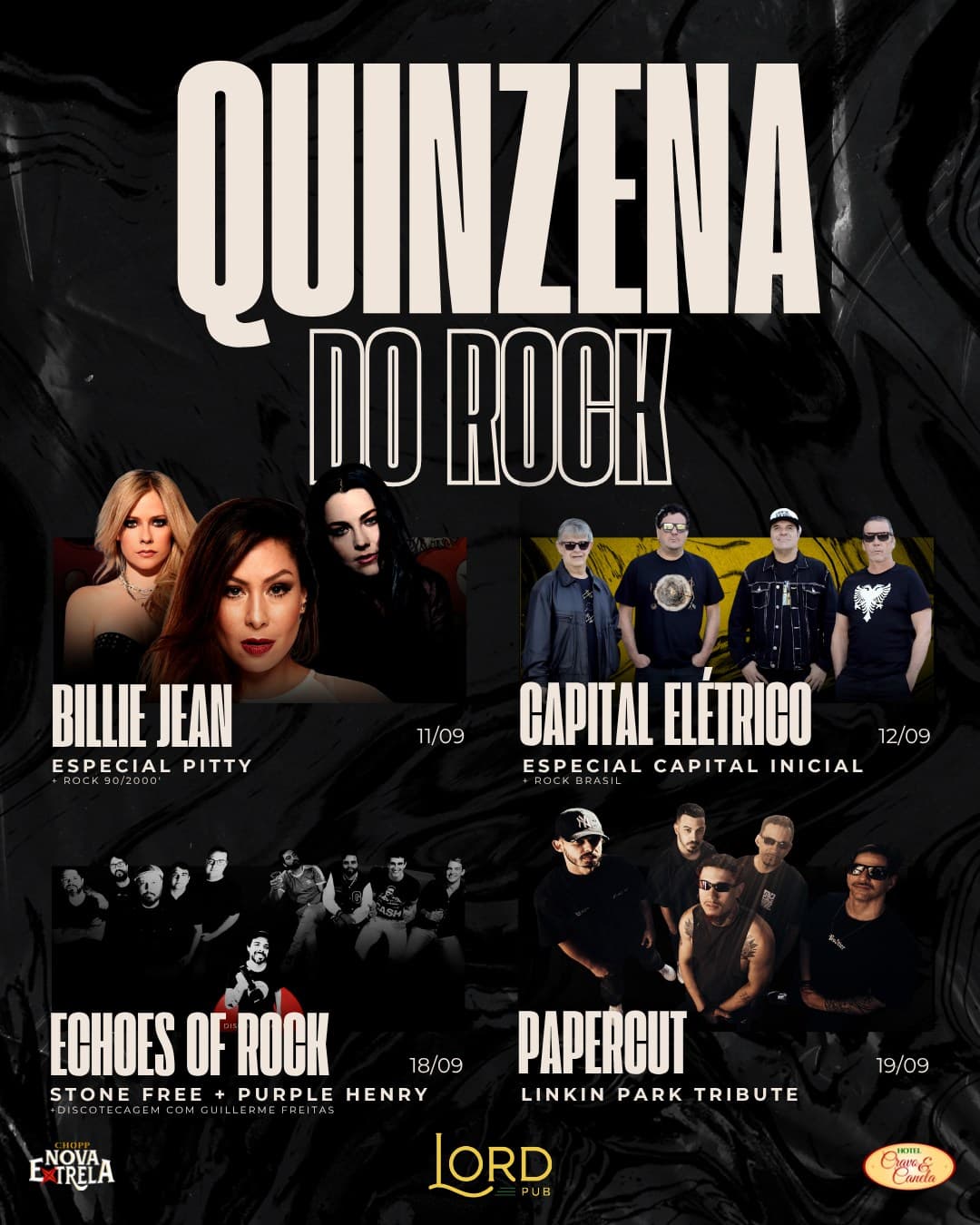 Flyer de Especial Pitty e Rock 90/2000