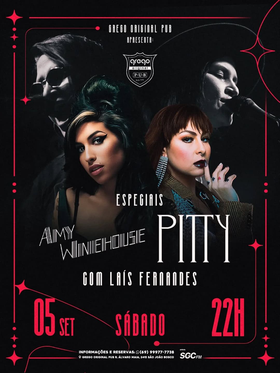 Flyer de Laís Fernandes