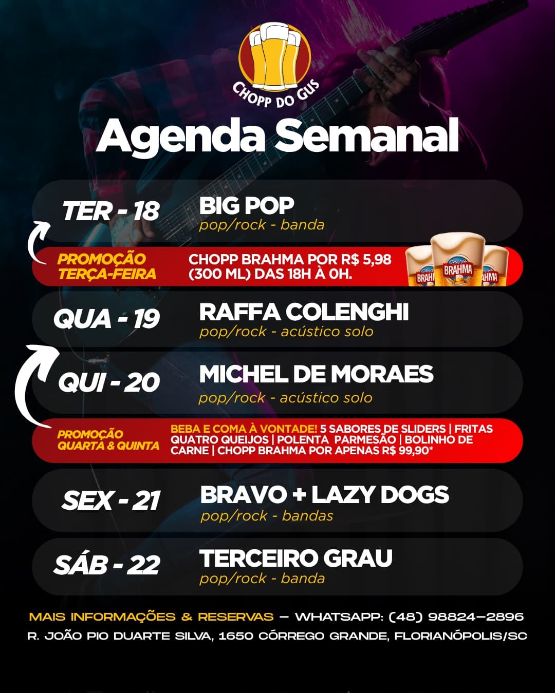 Flyer de TG Rocks