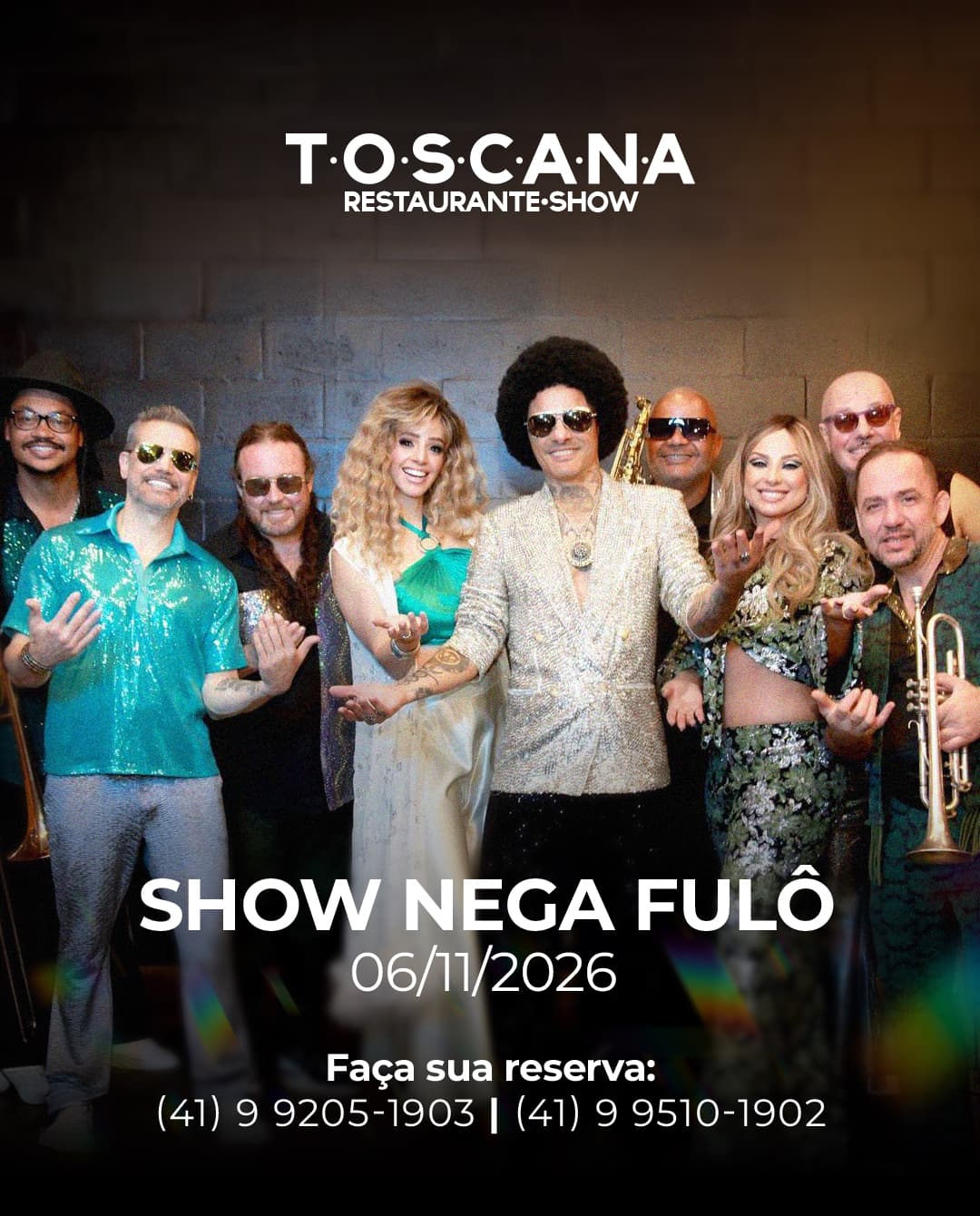 Flyer de Nega Fulô