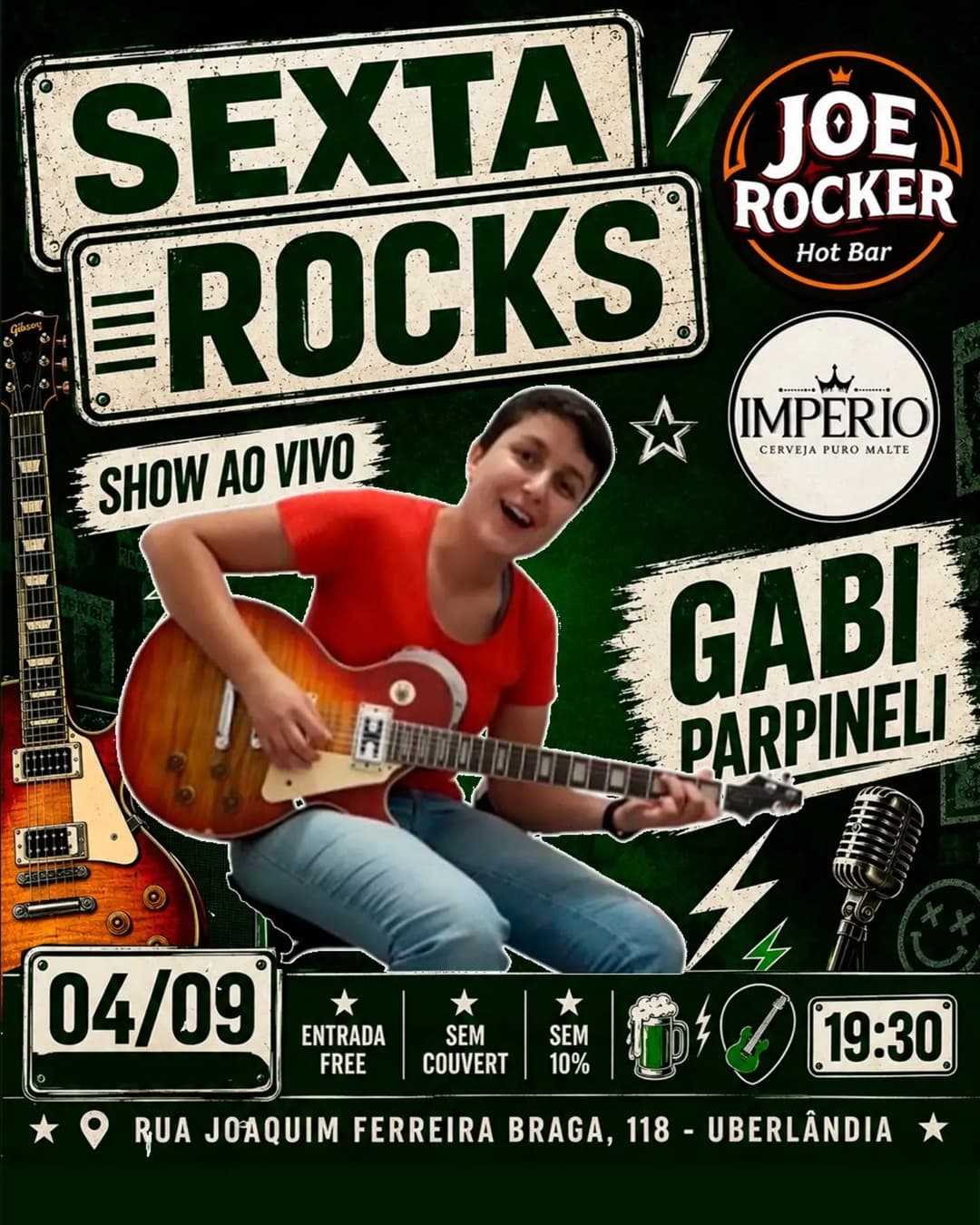Flyer de Gabi Parpineli