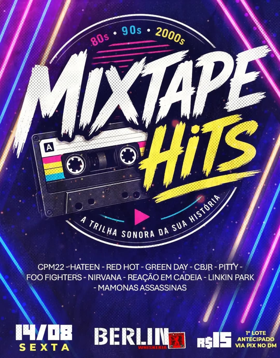 Flyer de MixTape Hits