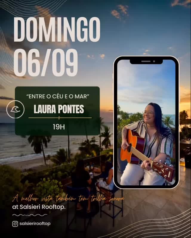 Flyer de Entre o Céu e o Mar
