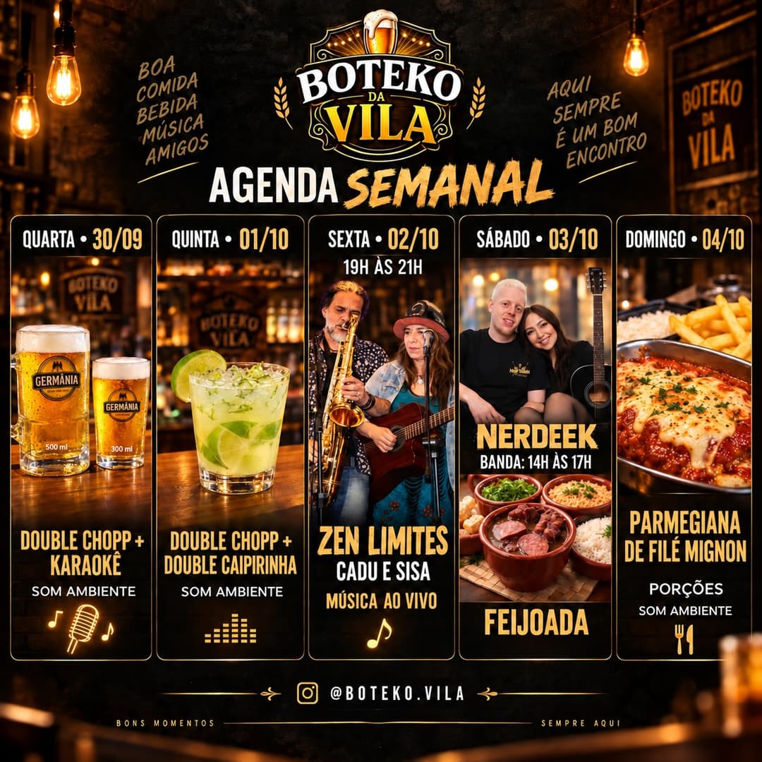 Flyer de Zenlimites e Cadu e Sisa