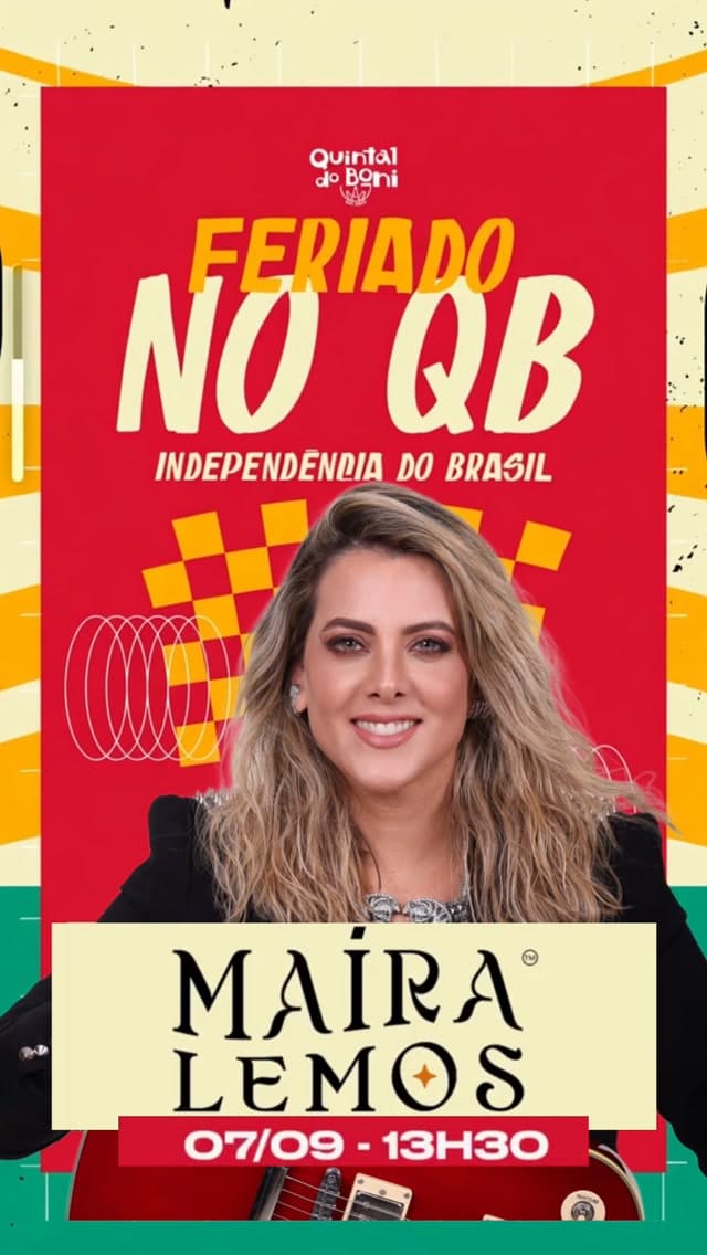 Flyer de Maíra Lemos
