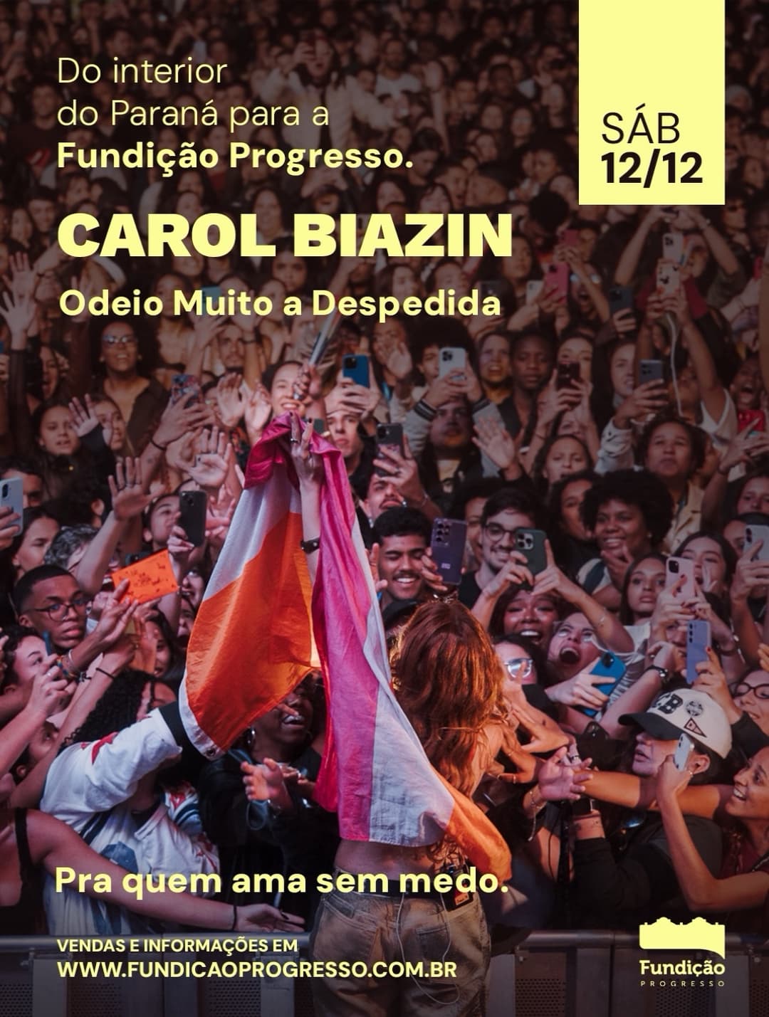 Flyer de Carol Biazin