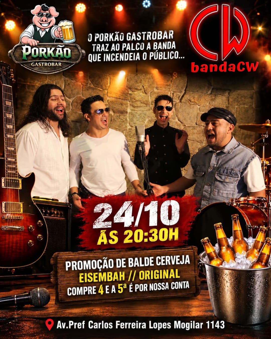 Flyer de Banda CW
