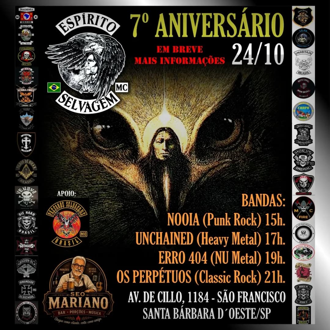 Flyer de Unchained Banda