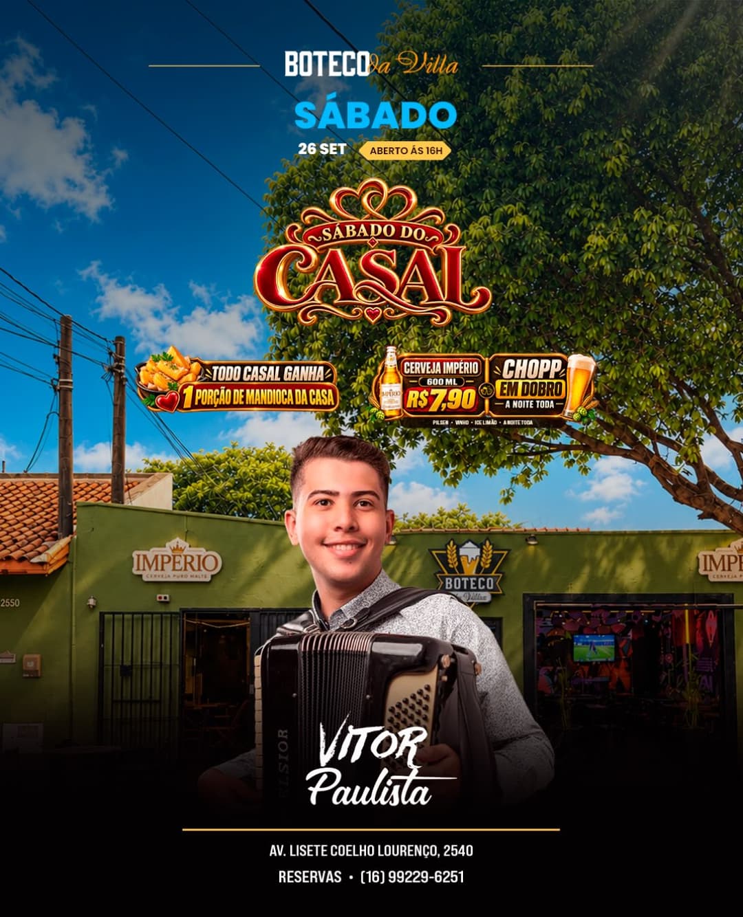 Flyer de Vitor Paulista