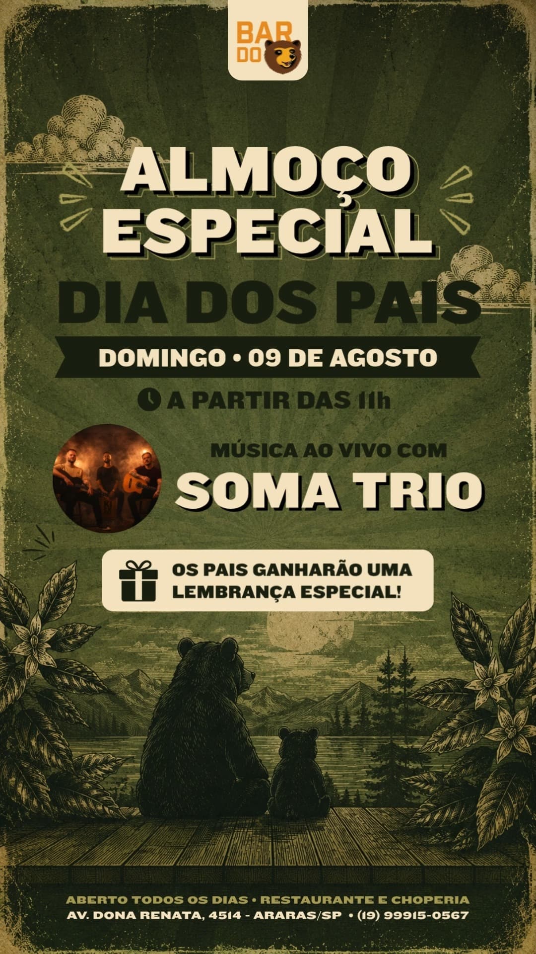 Flyer de Soma Trio