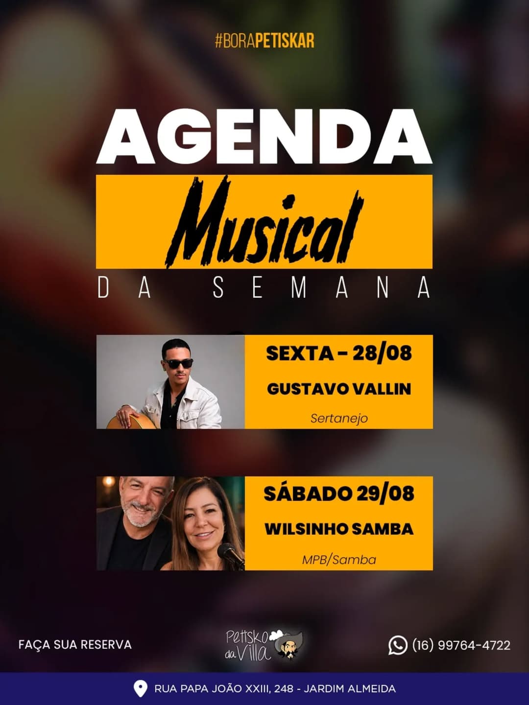 Flyer de Wilsinho Samba
