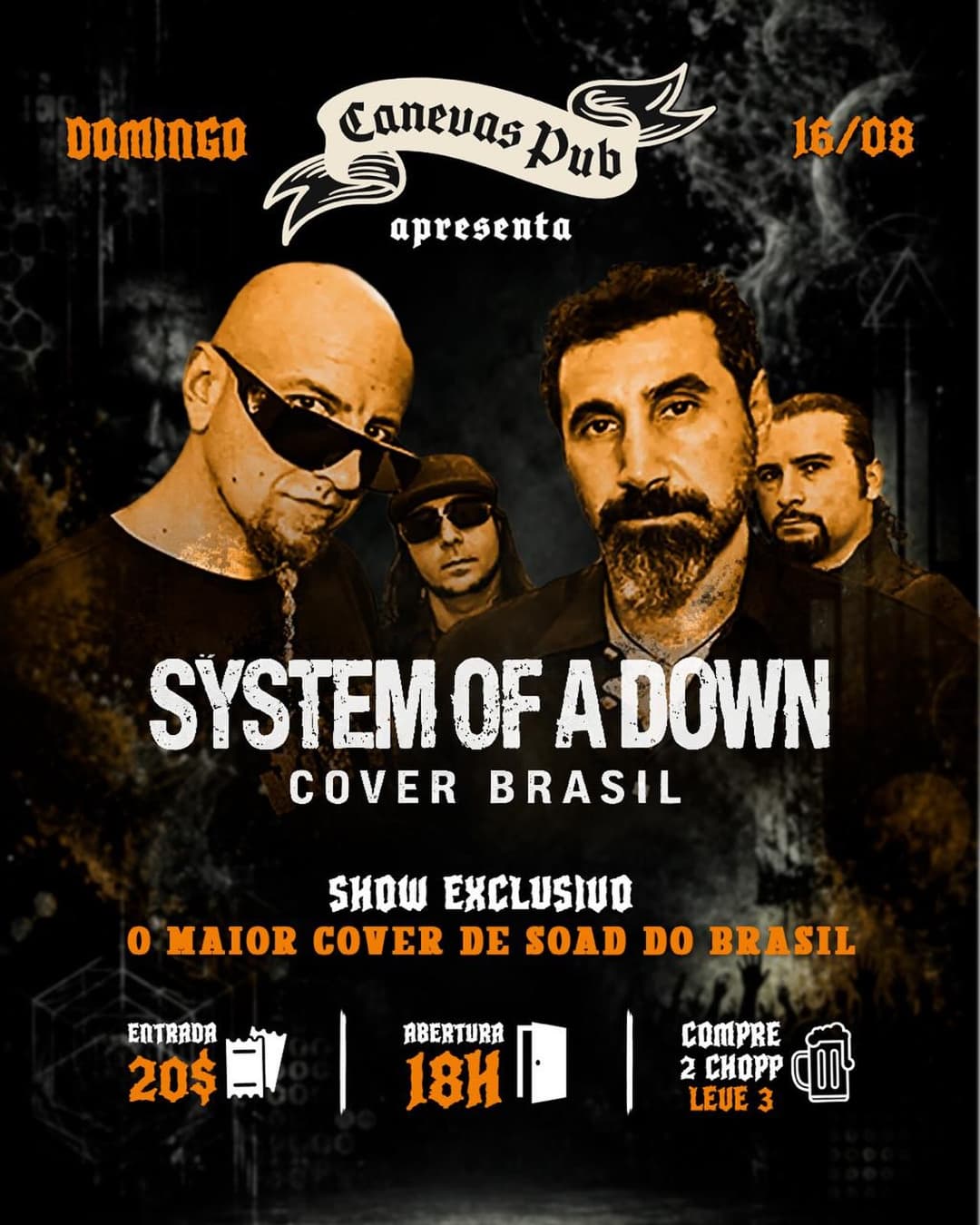 Flyer de System of a Down