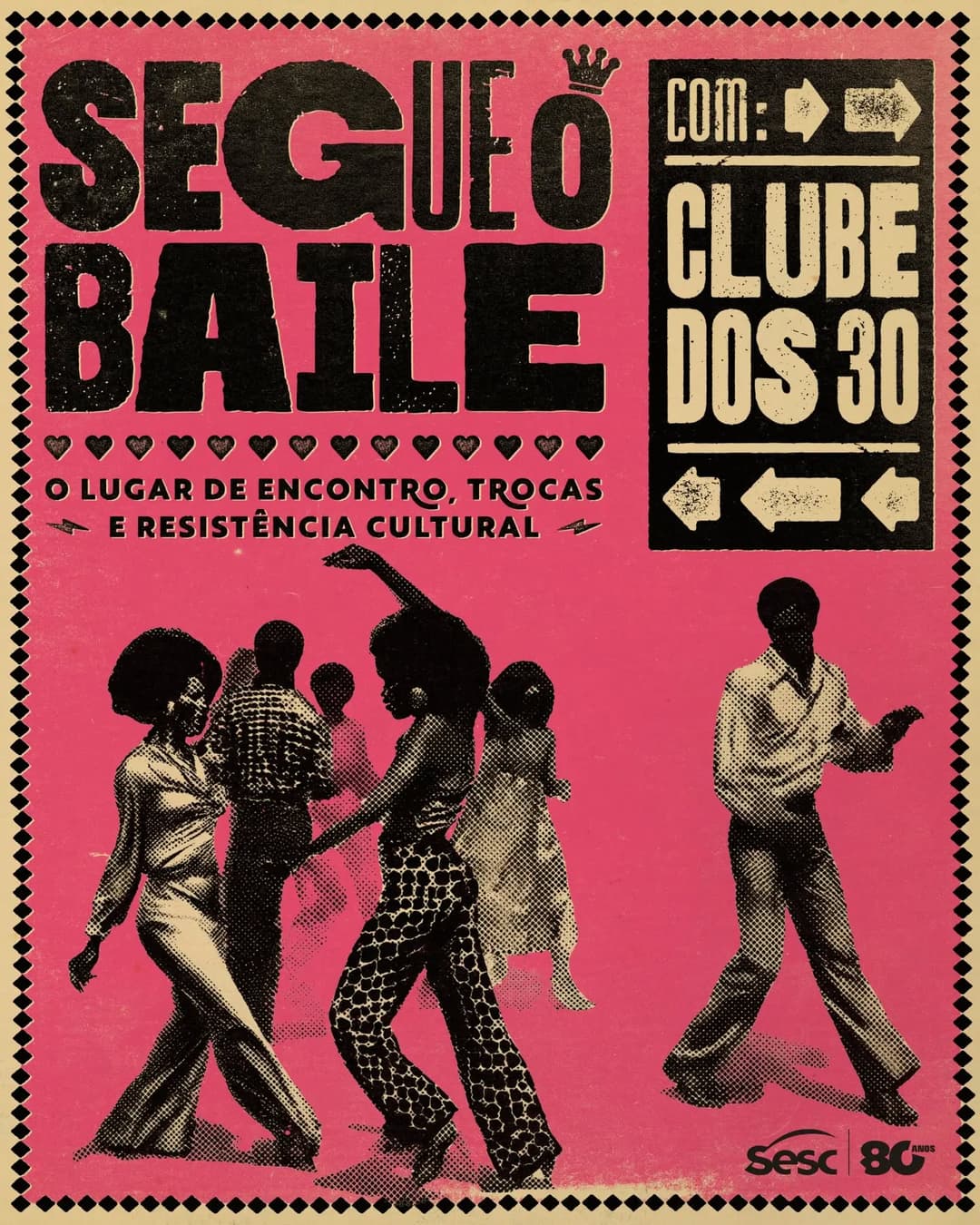 Flyer de Clube dos 30+