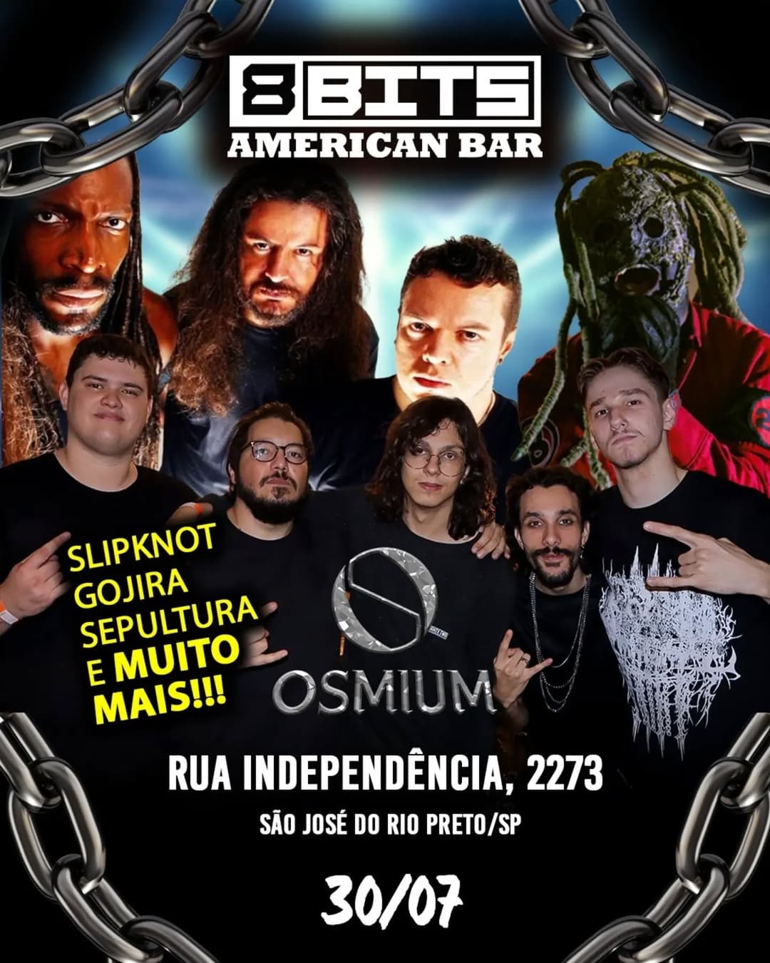 Flyer de Banda Osmium