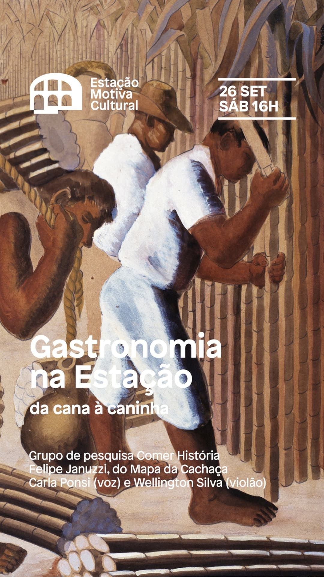 Flyer de Carla Ponsi e Wellington Silva