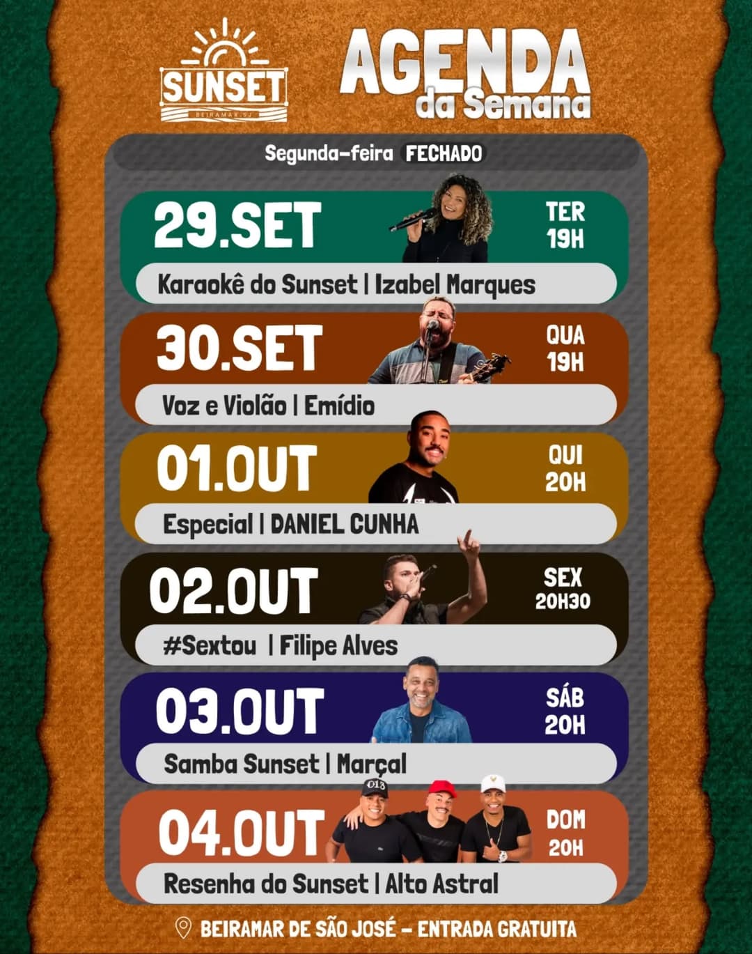 Flyer de Emídio