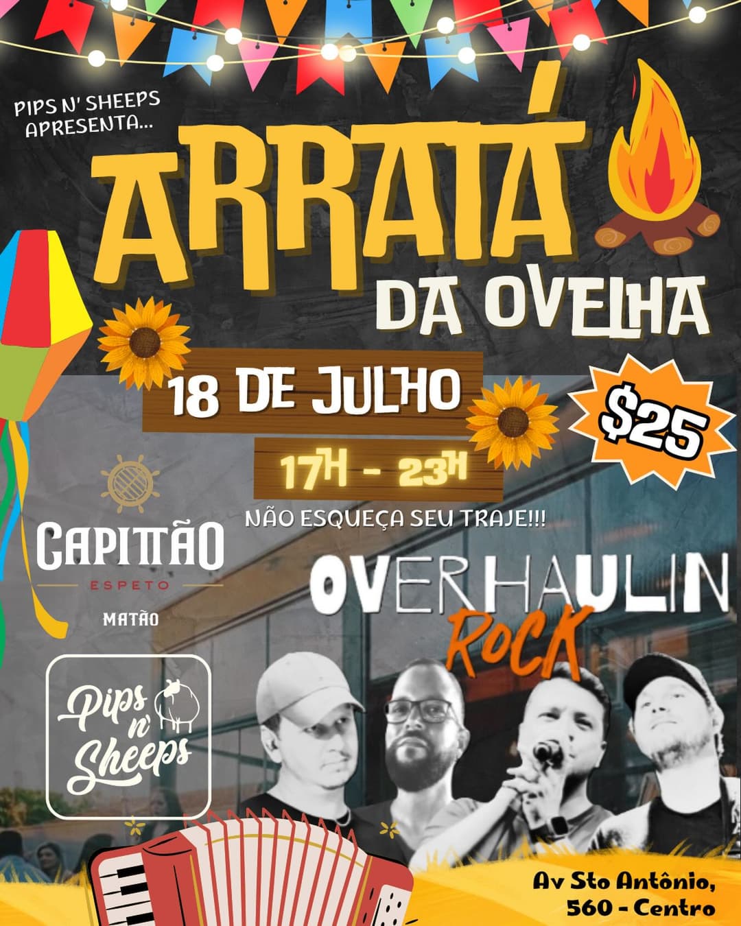 Flyer de Overhaulin Rock
