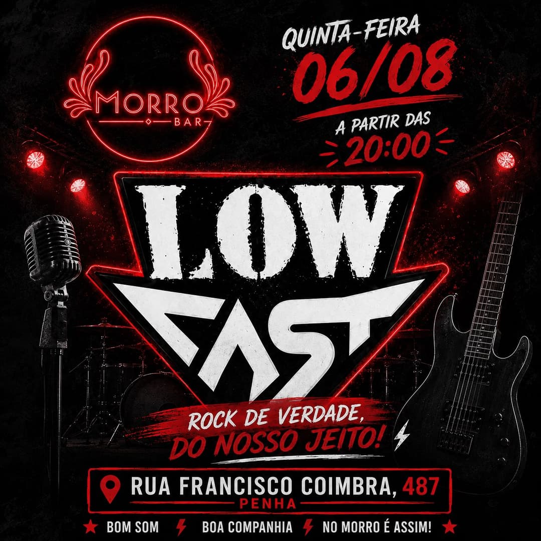 Flyer de Banda Low Cast