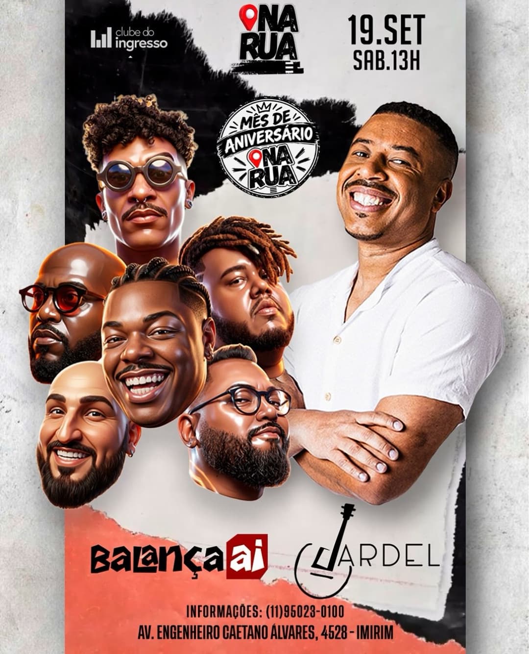 Flyer de Balança Aí e Eujardel