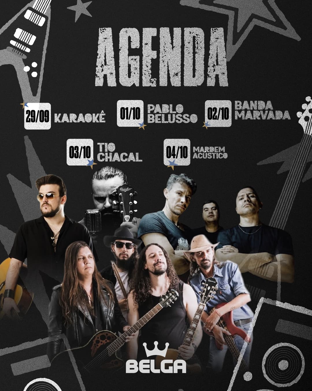 Flyer de Banda Marvada