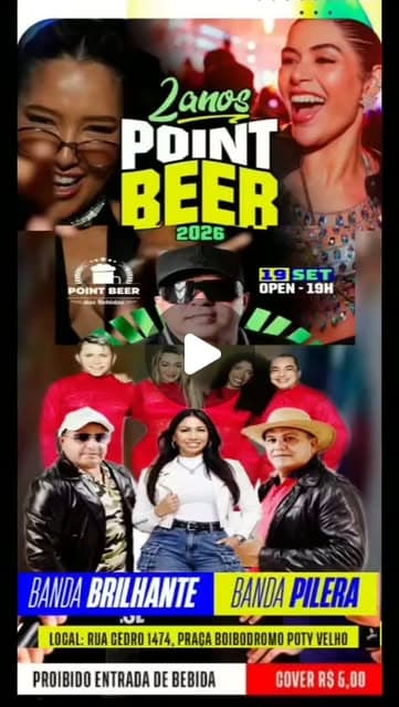 Flyer de Banda Brilhante