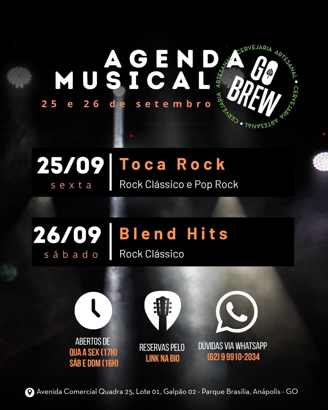 Flyer de Toca Rock