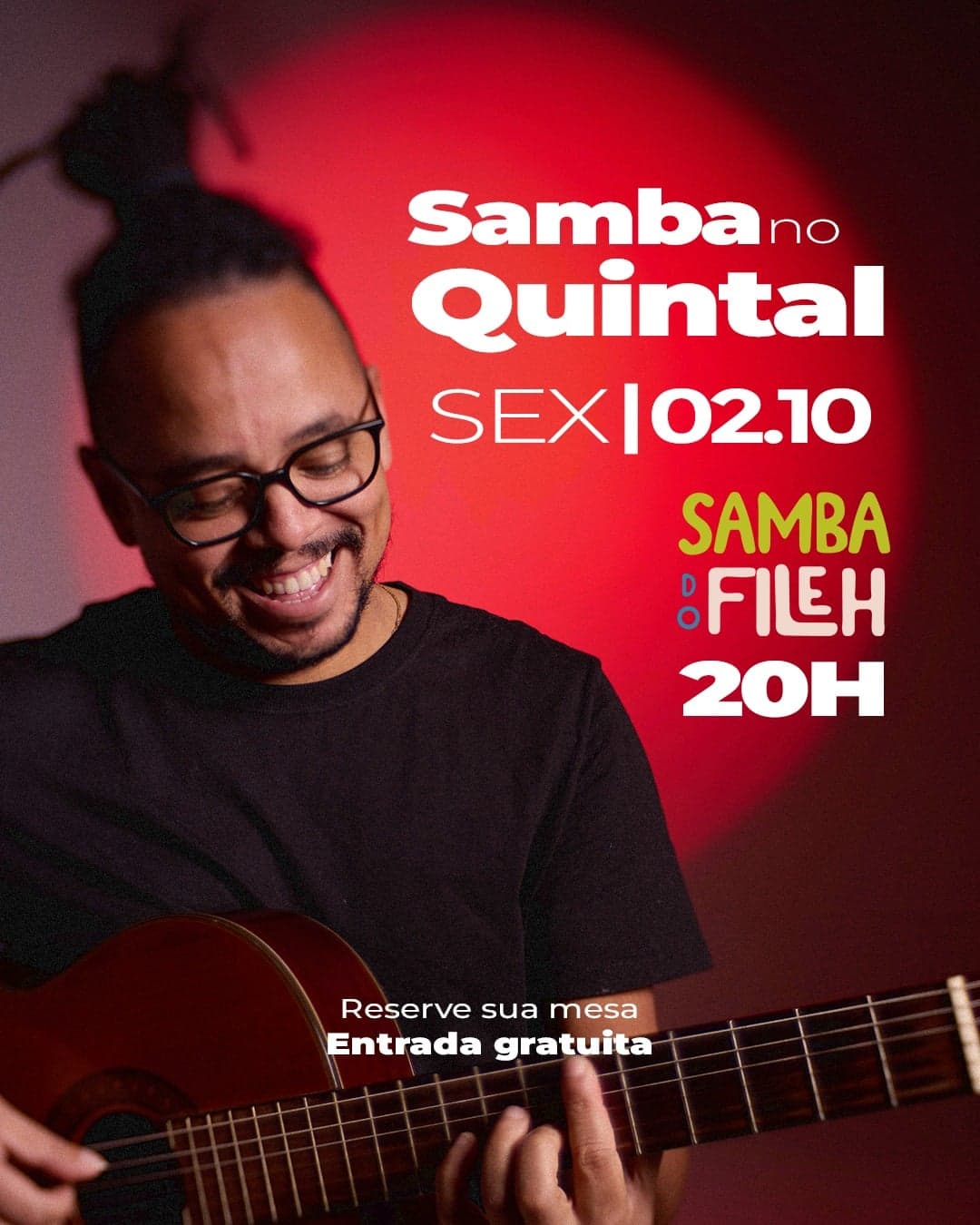 Flyer de Samba do Fileh