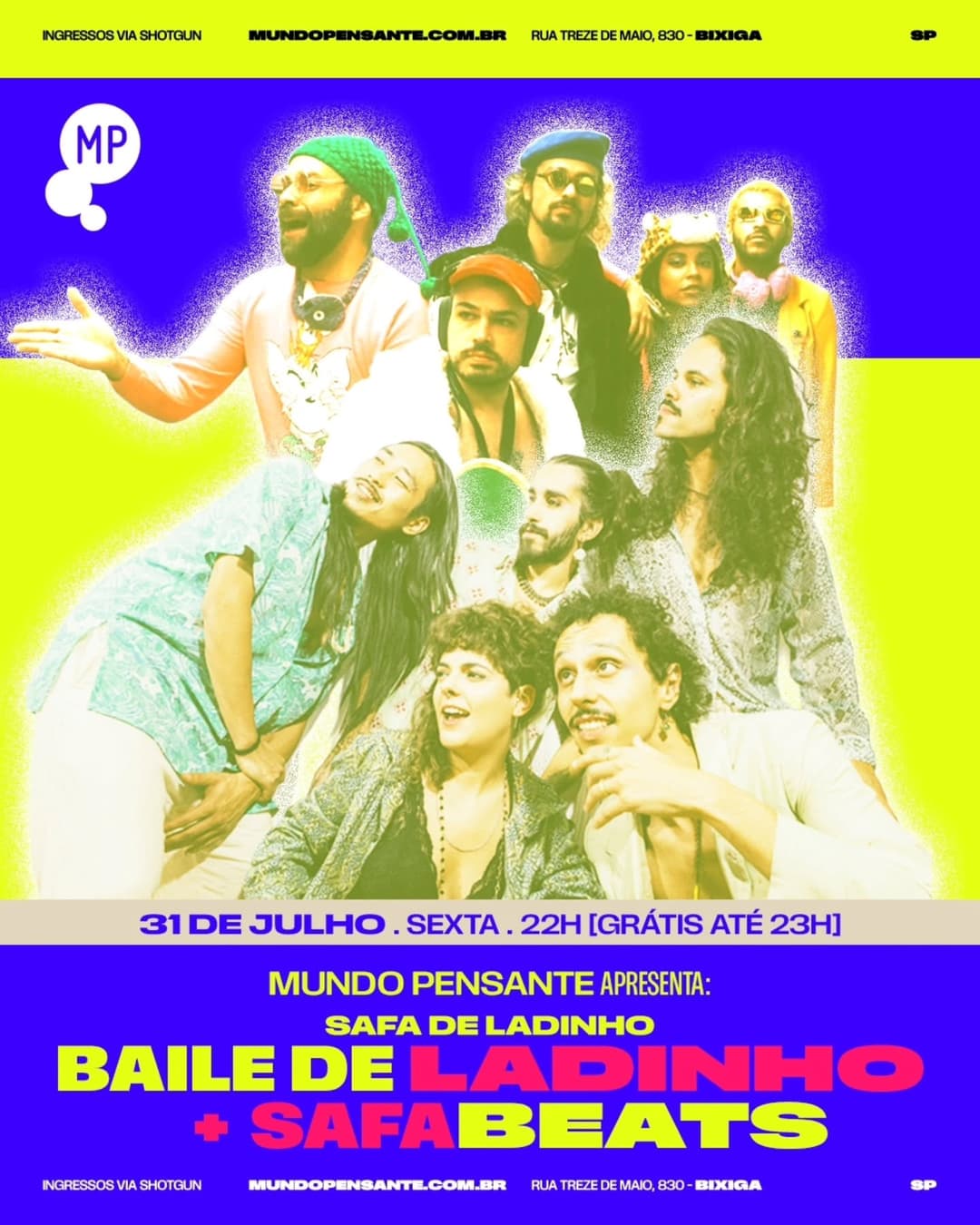 Flyer de Baile de Ladinho e Safa