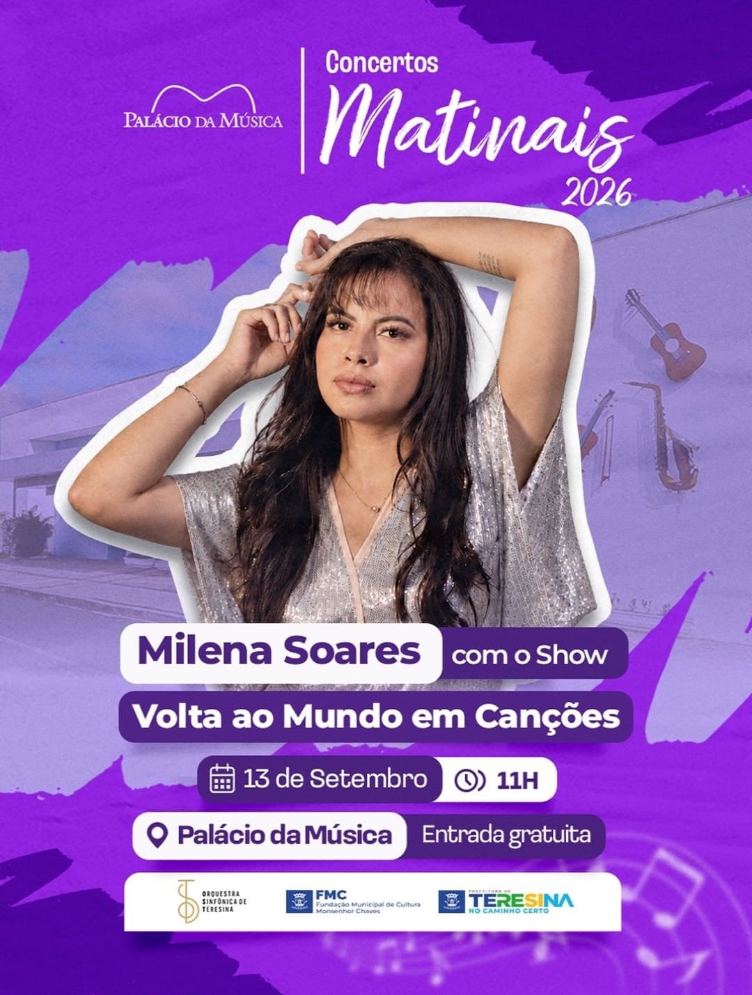 Flyer de Milena Soares