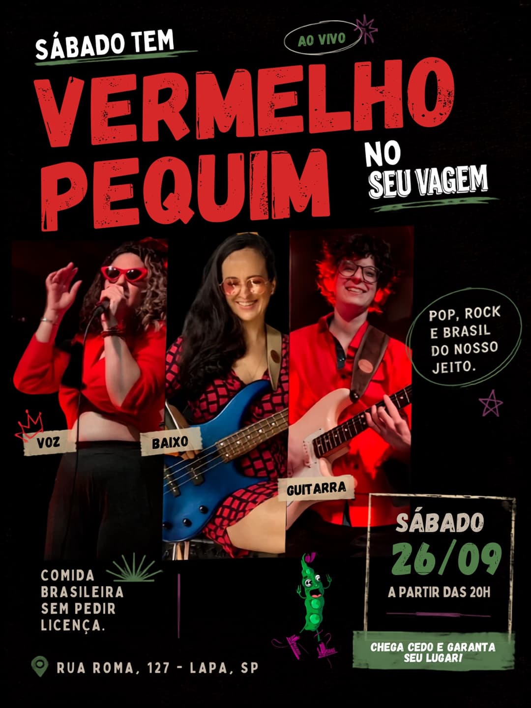 Flyer de Vermelho Pequim