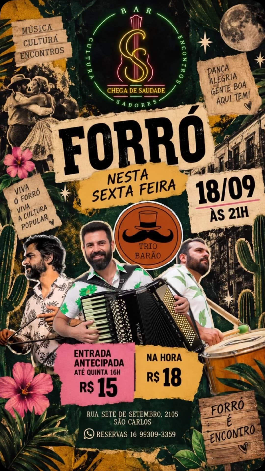 Flyer de Trio Barão
