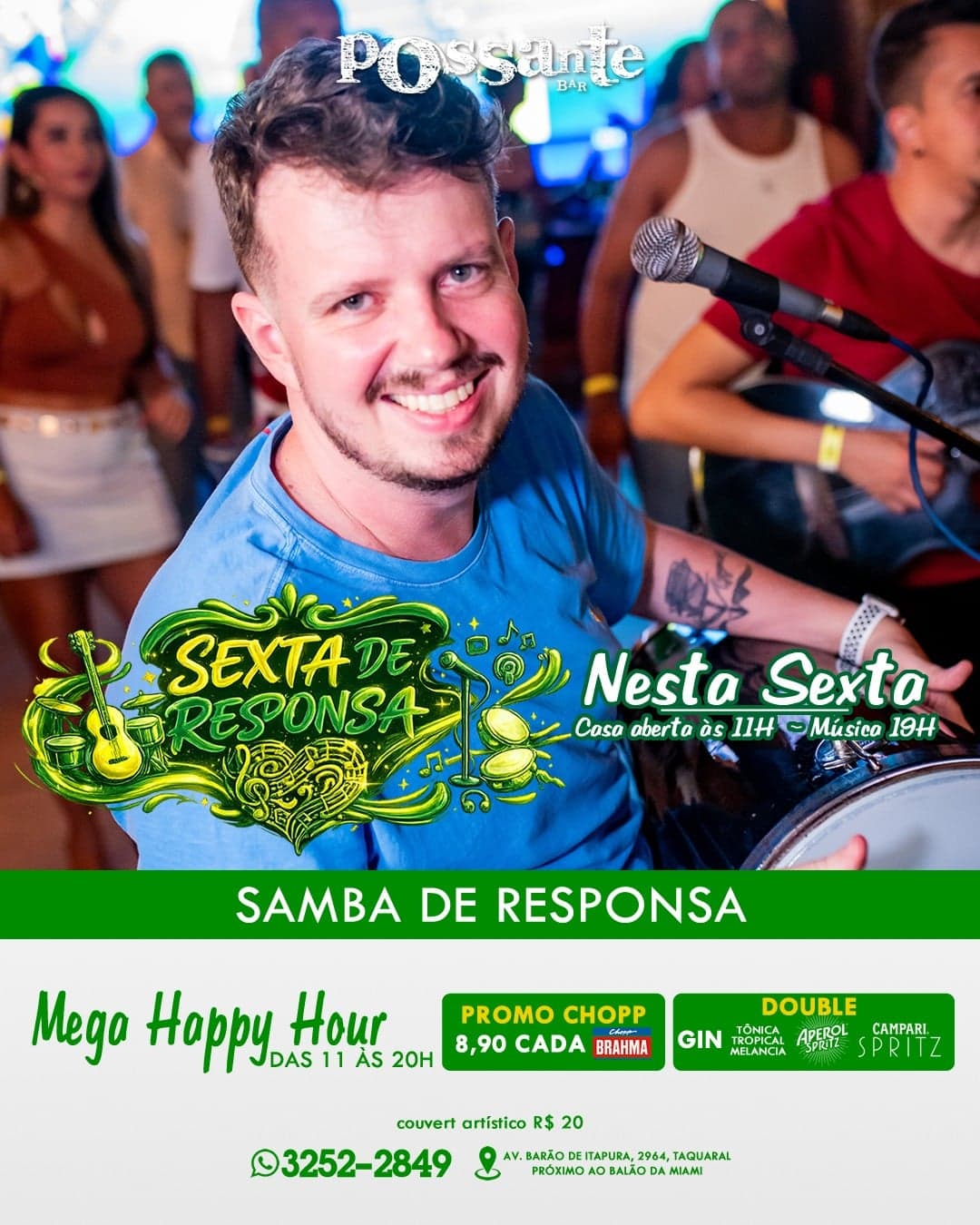 Flyer de Samba de Responsa