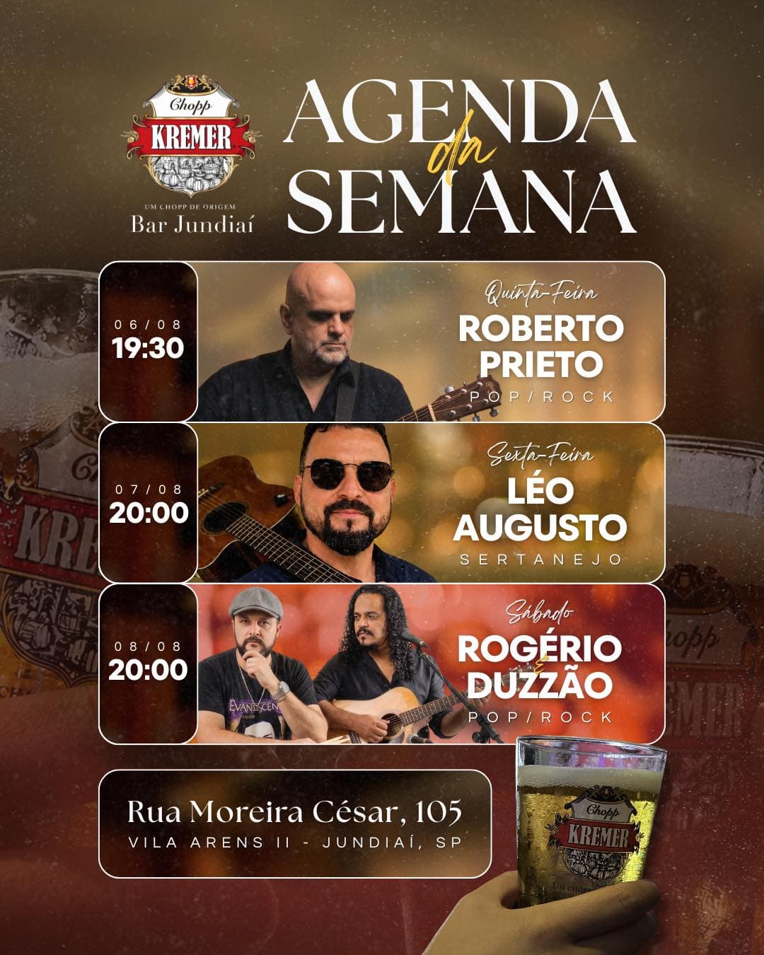 Flyer de Roberto Prieto