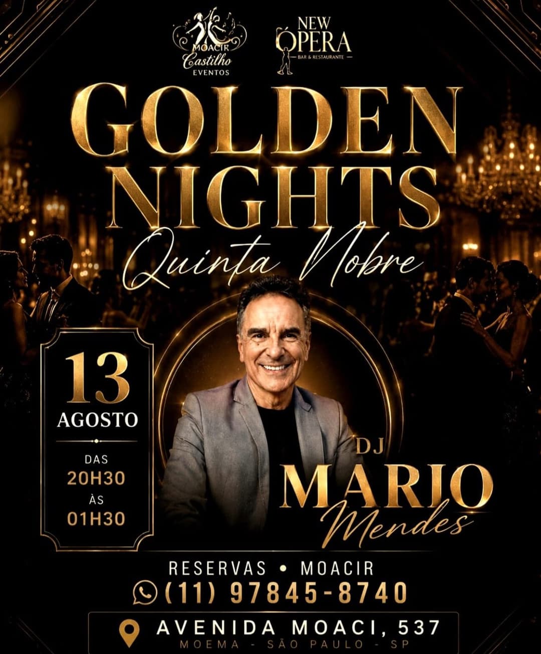Flyer de Dj MÁRIO MENDES