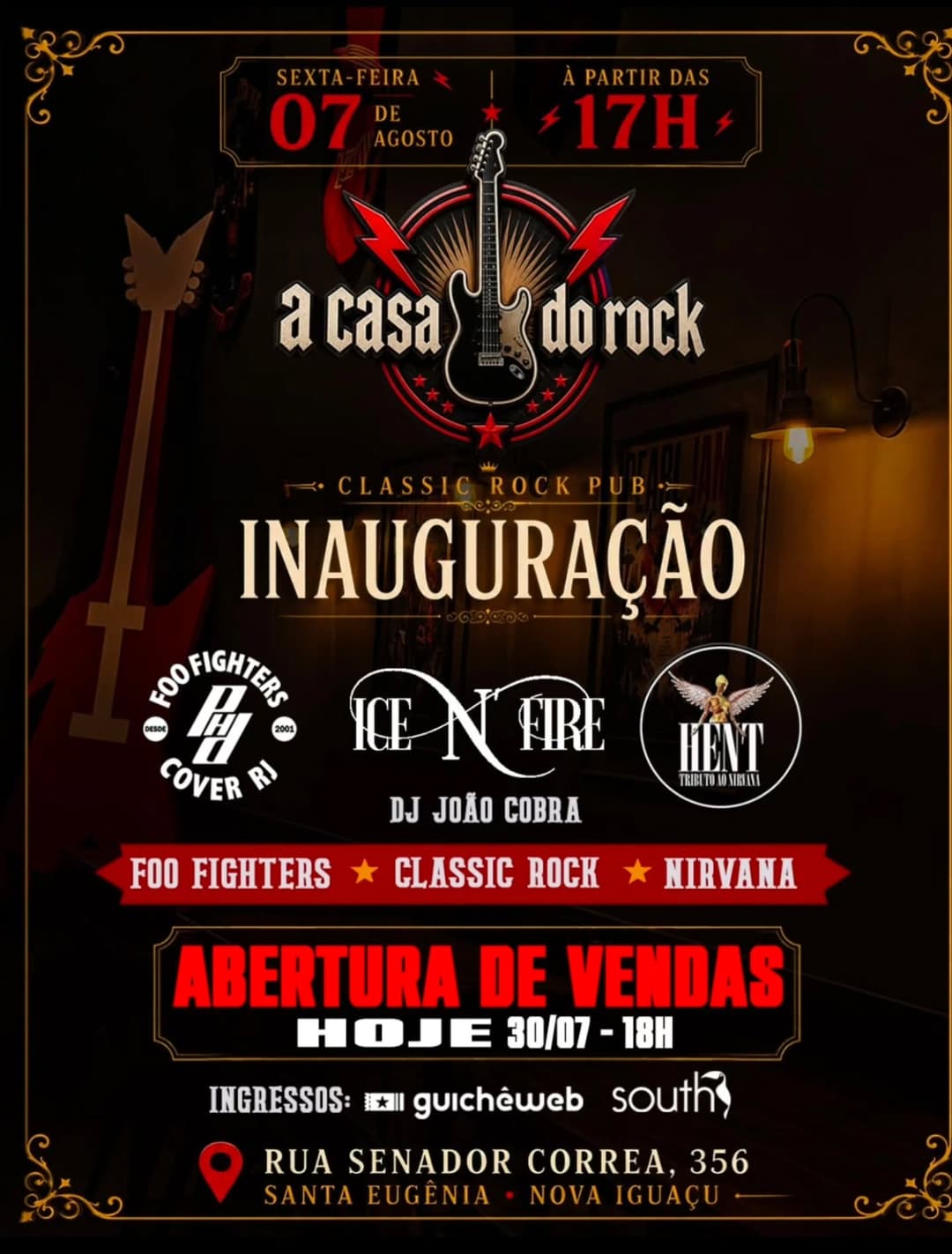 Flyer de Ice N' Fire, PHD 1°, Carlos Senna, HENT e Dj João Cobra