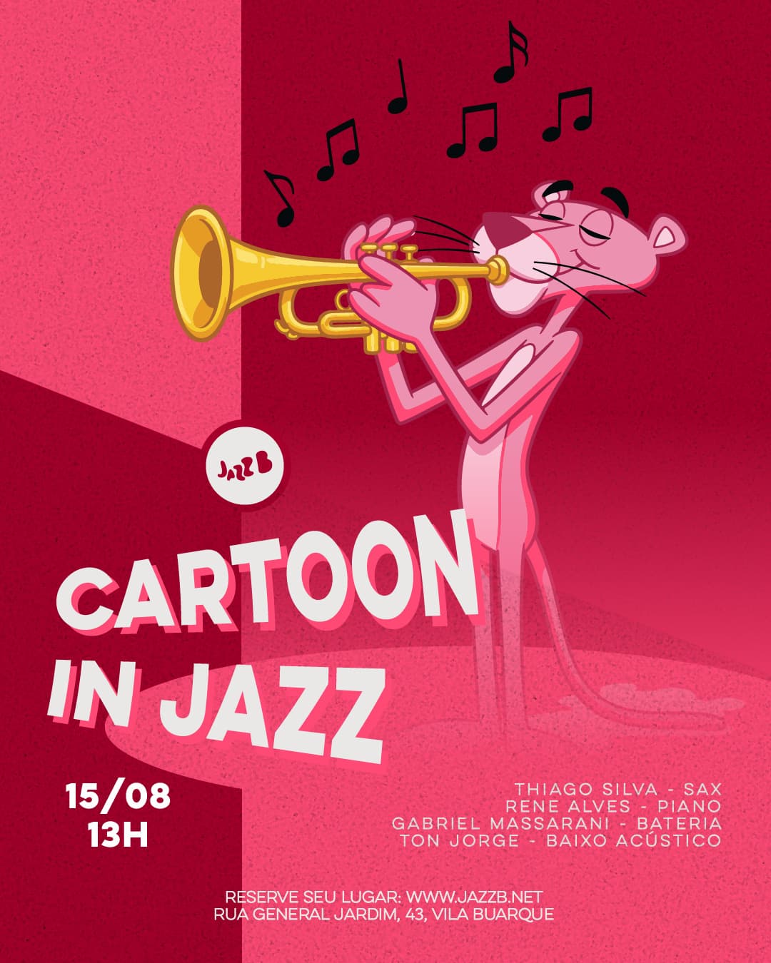 Flyer de Cartoon in Jazz