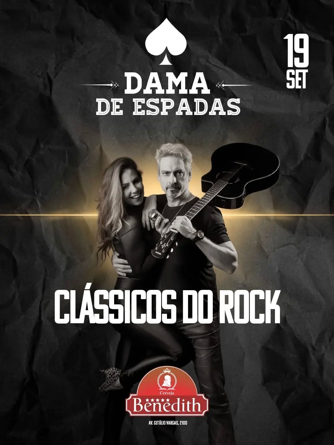 Flyer de Banda Damade Espadas