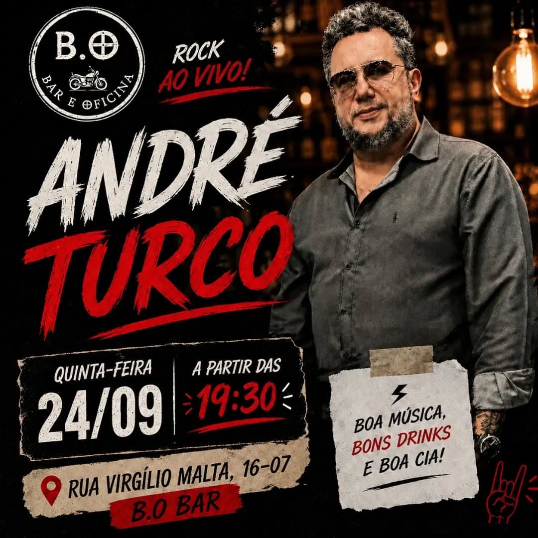 Flyer de ANDRÉ TURCO
