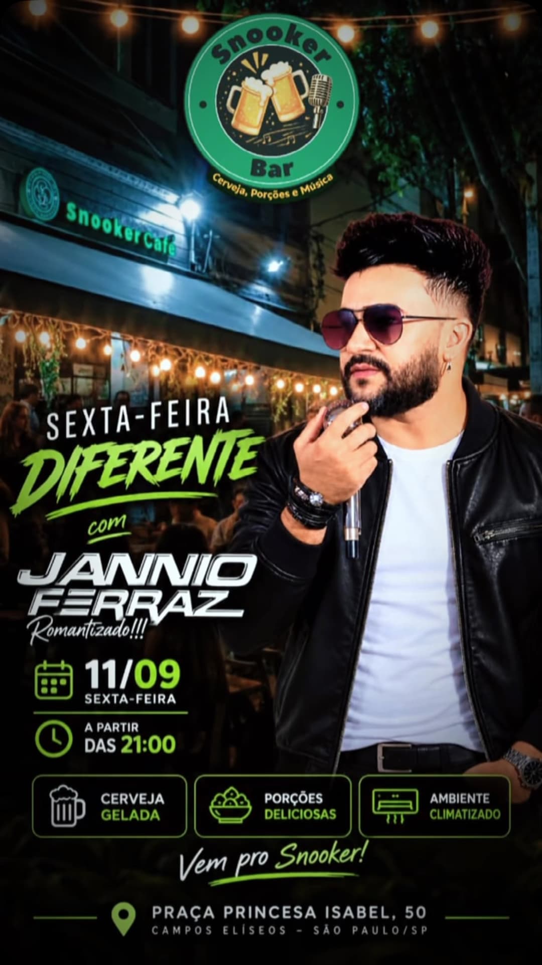 Flyer de Jannio Ferraz Oficial