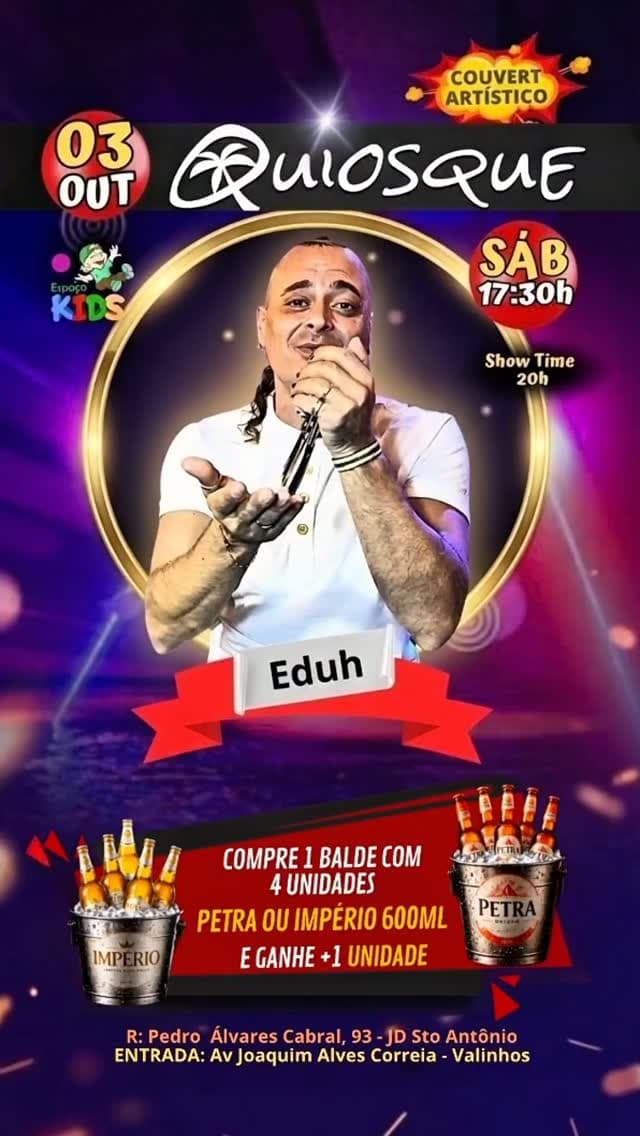 Flyer de Eduh Cantor