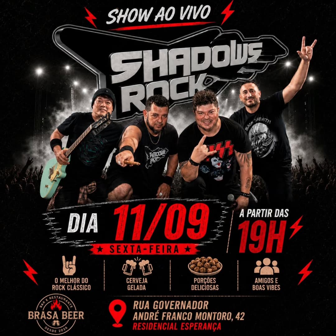 Flyer de Shadows Rock
