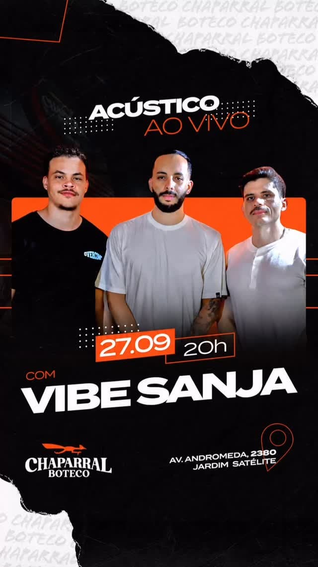 Flyer de Banda Vibe Sanja